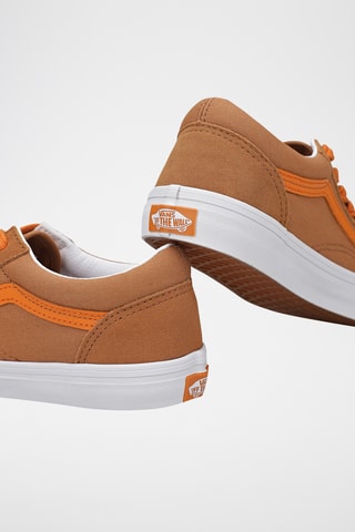 Baskets en nubuck Old Skool - Marron et orange