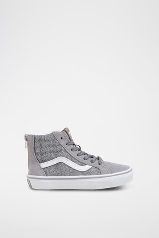 Baskets montantes en nubuck Sk8-Hi Zip - Gris