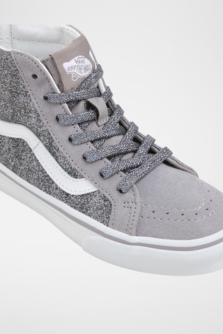 Baskets montantes en nubuck Sk8-Hi Zip - Gris