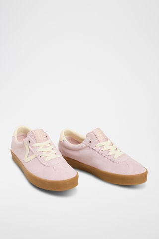 Baskets en cuir Sport Low - Rose poudré