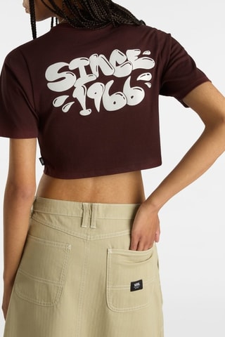 Crop top Busted - Marron