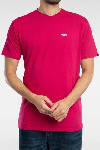 T-shirt Left Chest Logo - Fuchsia
