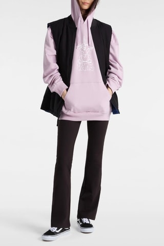 Sweat à capuche Crazy Eddy 66 Loose PO - Mauve