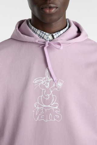 Sweat à capuche Crazy Eddy 66 Loose PO - Mauve