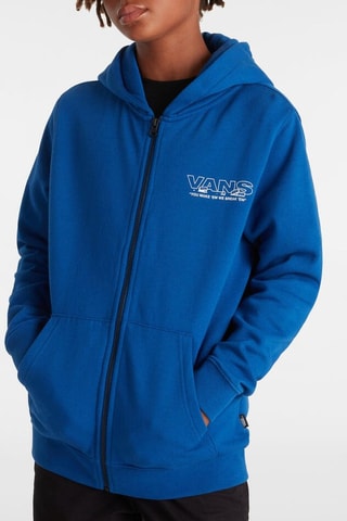 Sweat à capuche BY Break Made FZ - Bleu