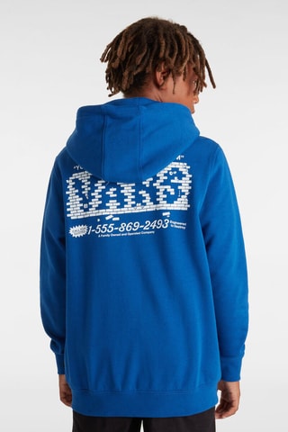 Sweat à capuche BY Break Made FZ - Bleu