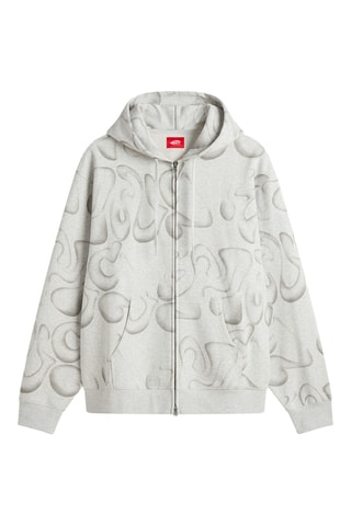 Sweat à capuche Skate Smokey - Gris