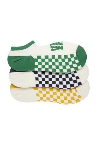 3 paires de socquettes - Vert foncé