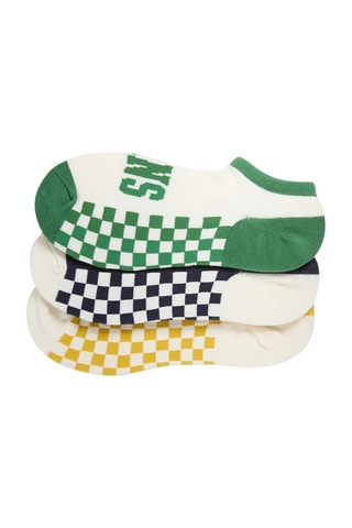 3 paires de socquettes - Vert foncé