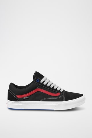 Chaussures de skateboard en cuir Old Skool - Noir
