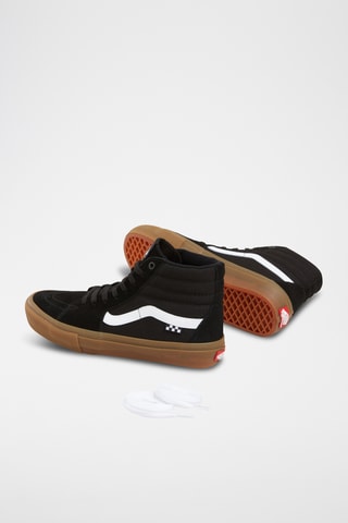 Baskets de skateboard  en nubuck  SK8-Hi - Noir