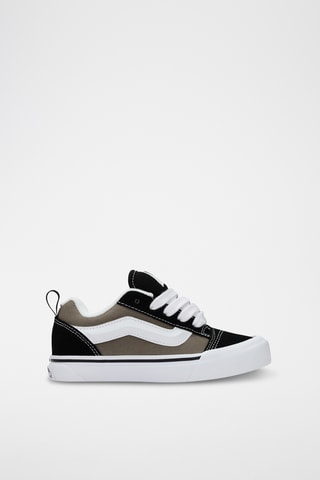 Baskets en cuir Knu skool - Noir et kaki