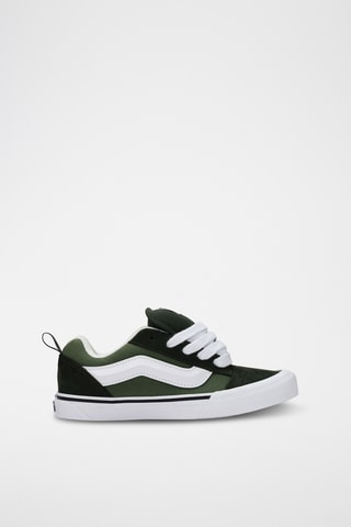 Baskets en cuir Knu skool - Vert olive