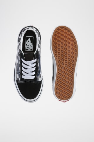 Baskets en cuir Old Skool - Bleu foncé
