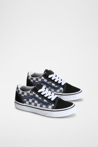 Baskets en cuir Old Skool - Bleu foncé