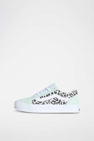 Baskets en cuir Old skool - Vert d’eau