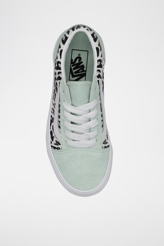 Baskets en cuir Old skool - Vert d’eau