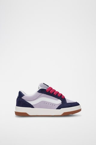 Baskets en nubuck Hylane - Bleu marine et mauve