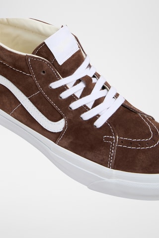 Baskets en cuir Sk8-Mid Reissue 83 - Marron
