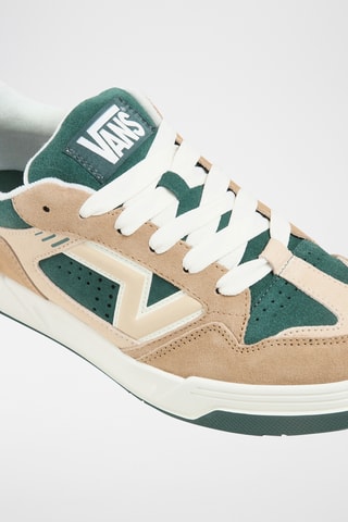 Baskets en cuir Upland - Vert foncé