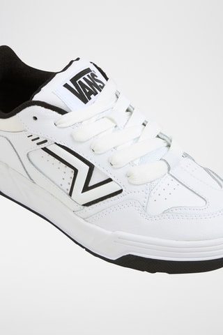 Baskets en cuir Upland - Blanc et noir