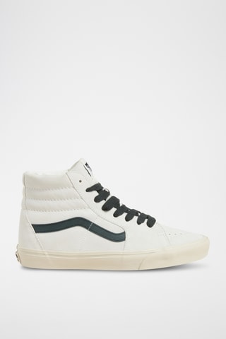 Baskets montantes en nubuck Sk8-Hi - Ecru