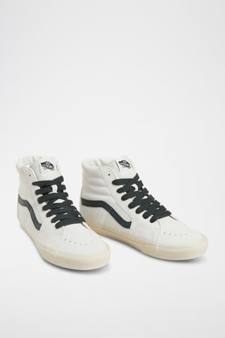 Baskets montantes en nubuck Sk8-Hi - Ecru