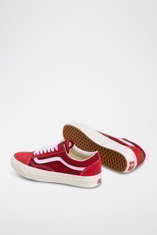Baskets en nubuck LX Old Skool - Rouge