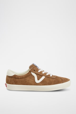 Baskets en nubuck Sport Low - Marron clair