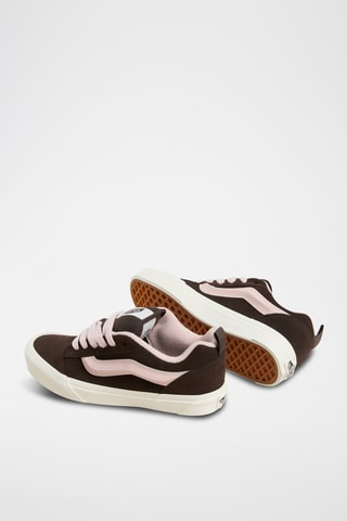 Baskets en nubuck Knu Skool - Rose et marron
