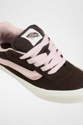 Baskets en nubuck Knu Skool - Rose et marron