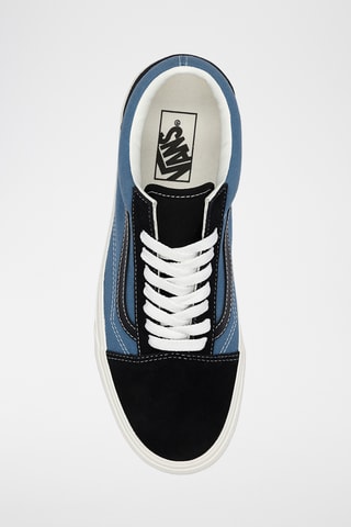 Baskets en nubuck Old Skool - Bleu marine
