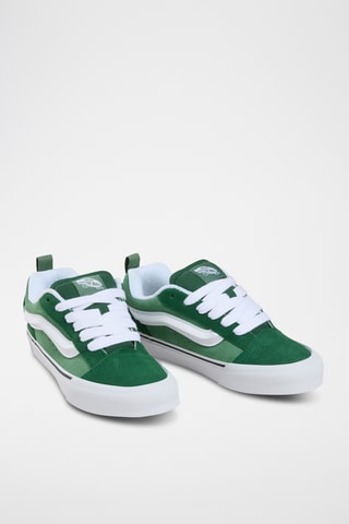 Baskets en nubuck Knu Skool - Vert clair