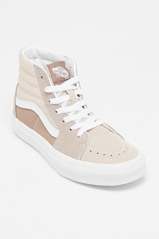Baskets montantes en nubuck Sk8-Hi - Taupe