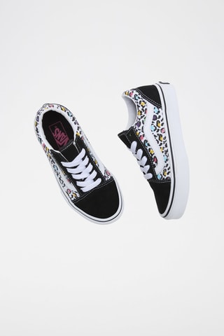 Baskets en cuir Old Skool - Noir