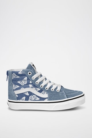 Baskets montantes en jean UY SK8-Hi - Bleu marine et blanc