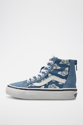 Baskets montantes en jean UY SK8-Hi - Bleu marine et blanc