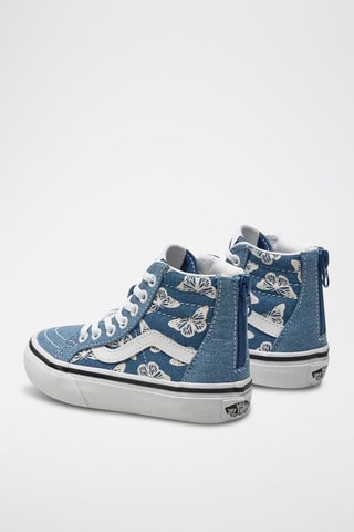 Baskets montantes en jean UY SK8-Hi - Bleu marine et blanc