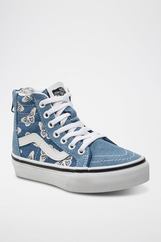 Baskets montantes en jean UY SK8-Hi - Bleu marine et blanc