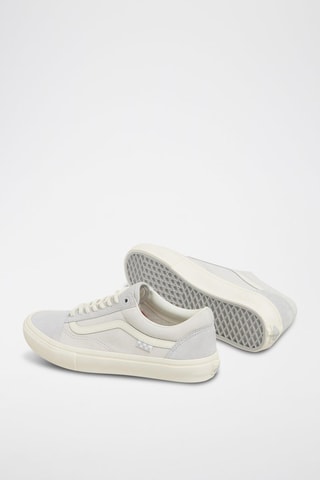 Baskets en cuir Old Skool - Gris clair