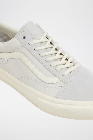 Baskets en cuir Old Skool - Gris clair
