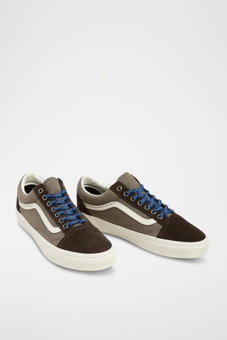 Baskets en nubuck Old Skool - Marron et gris