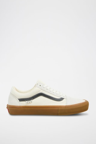 Baskets en nubuck Skate Old Skool - Ecru
