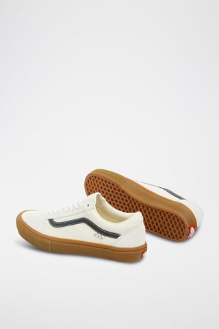 Baskets en nubuck Skate Old Skool - Ecru