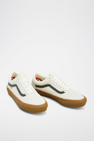 Baskets en nubuck Skate Old Skool - Ecru
