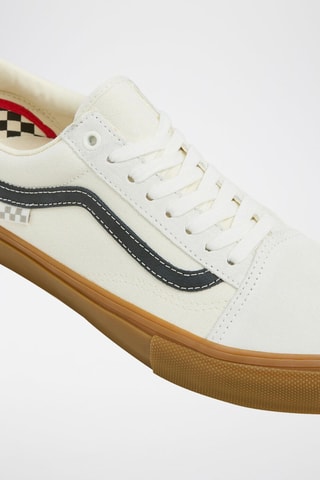 Baskets en nubuck Skate Old Skool - Ecru