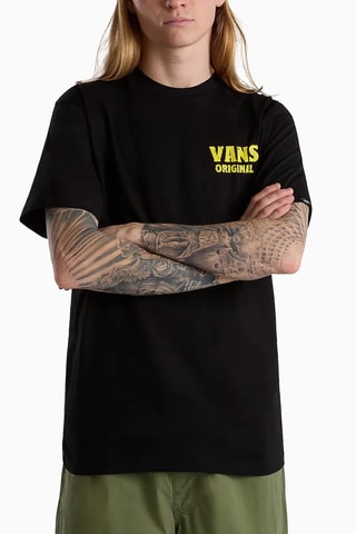 T-shirt Wave Cheers - Noir