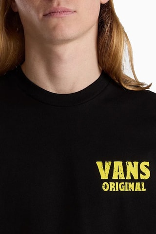 T-shirt Wave Cheers - Noir