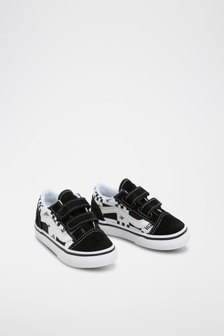 Baskets en cuir Old Skool V - Noir et blanc