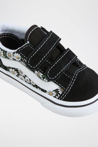 Baskets en cuir Old Skool V - Noir et blanc